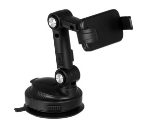 Suport Telefon Mobil, pentru Bord Auto, cu Ventuza, rotire 360°,10x8.5x9.5 cm, negru - Img 3