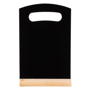 Tabla decorativa neagra pentru notat, cu carioca tip creta lichida pe baza de apa, 21x33.5 cm, negru - Img 2