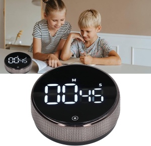 Temporizator-Cronometru Digital cu LED, Magnetic, 77x77x30mm, Negru - Img 5