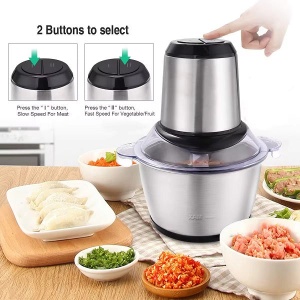 Tocator electric pentru carne si legume cu bol din inox si capacitate de 3Litri - Img 2