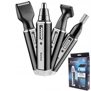Trimmer electric 4 in 1 ideal pentru nas, urechi, sprancene, par