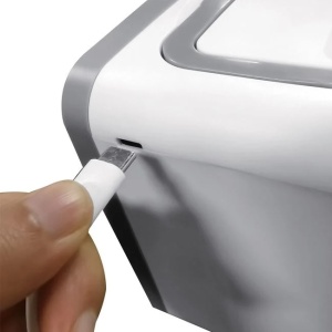 Ventilator portabil tip Air Cooler cu pulverizare, 2 viteze, Alimentare USB, Functionare silentioasa - Img 3