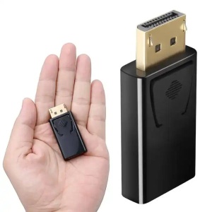 Adaptor DisplayPort la HDMI pentru TV/Proiector Viteza 10.8 GB/s, Negru - Img 6