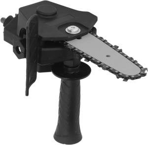 Adaptor pentru drujba, bormasina sau surubelnita electrica, cu lama si lant de 6 inch - Img 5