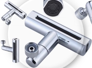 Adaptor prelungitor universal pentru baterii de bucătărie sau baie, cu braț rotativ la 360° și funcție de economisire a apei - Img 11
