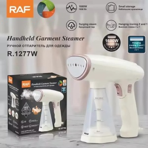 Aparat de calcat cu aburi portabil RAF R1277W, Putere 1600W, Recipient apa 200ml - Img 3