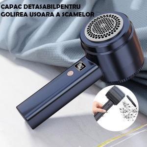Aparat de Curatat Scame, Incarcare USB, Acumulator 500mAh, Ecran cu Afisaj LED - Img 10