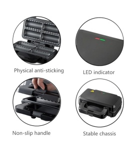 Aparat electric RAF R529 pentru 4 rulouri, Putere 800 W - Img 6