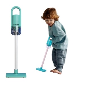 Aspirator de Jucarie pentru Copii, cu Bile ce pot fi Aspirate si Sunete, Functioneaza cu 3 baterii AA, Turcoaz - Img 1