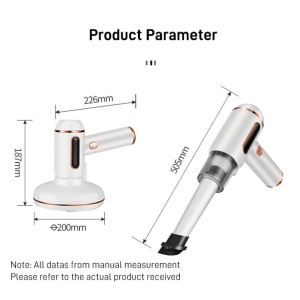 Aspirator manual 3 in 1, cu lumina UV, portabil, anti-acarieni si bacterii, 120W - Img 18