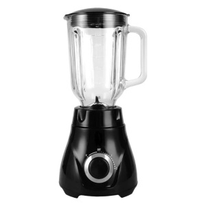 Blender electric cu 2 viteze si functie puls, Putere 400W, Capacitate 1.5L, Negru