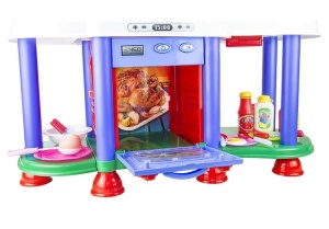 Bucatarie de jucarie, Little Chef cu 48 de accesorii, multicolora - Img 4