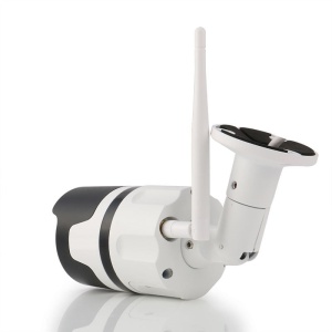 Camera de supraveghere IP, WiFi, PIR, IR, IP66, 2 cai audio, alerta, HD 1080P, pentru exterior, alb cu negru - Img 5