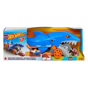 Camion in forma de rechin Hot Wheels, contine o masina Hot Wheels - Img 5