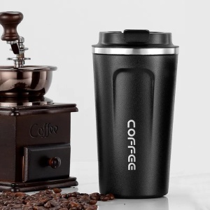 Cana Termos Coffee,Capacitate 510 ml,Portabil,Pereti Dubli - Img 3