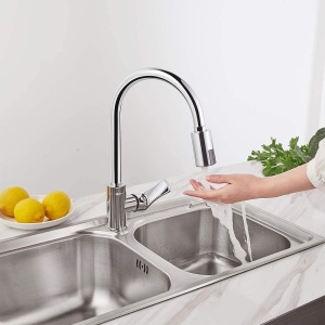 Cap robinet cu senzor de miscare si functie economizor si aerator, reactie 0.1 secunde - Img 6