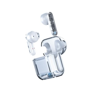 Casti In-Ear Bluetooth, Wireless 5.3, TM10 cu carcasa transparenta - Img 3