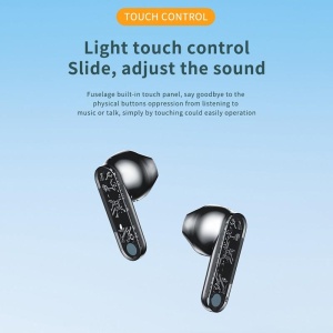 Casti In-Ear Bluetooth, Wireless 5.3, TM10 cu carcasa transparenta - Img 12
