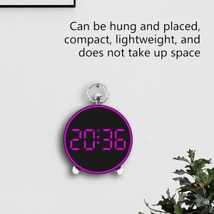 Ceas Digital de Masa sau Perete, cu Alarma, Snooze, Lumina LED, Mod Noapte, Control vocal, USB - Img 27