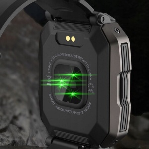 Ceas Smartwatch Sport, Model SATM Army D20, Bluetooth, IP67, Monitorizare 24h, Activitati Fizice, Negru - Img 5