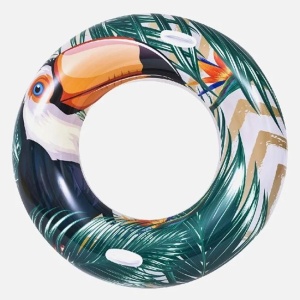 Colac Gonflabil, Fancy Tucan, 115cm, Verde-Galben - Img 2