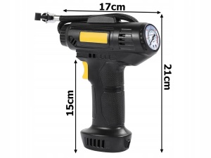 Compresor auto 12 V 10 bari, Putere 120 W, LED si manometru integrat - Img 4