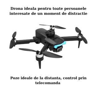 Drona GST08, filmare 4K, foto-video fixe sau in miscare, cu telecomanda, negru - Img 7