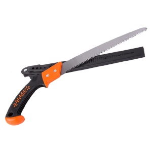 Fierastrau manual cu teaca pentru siguranta si lama de 30cm