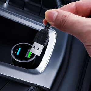 Fir RGB lumina ambientala auto, Lungime 2m, Alimentare cu mufa USB, 7 culori - Img 9