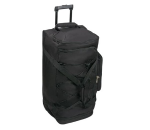 Geanta de Voiaj tip troler, poliester, 2 roti, 86.9L, 71x34x36 cm, negru - Img 1