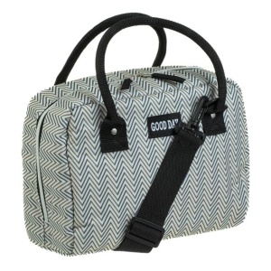 Geanta izoterma pentru alimente, Capacitate 7L, Model Gri Bleu Aztec "Good Day" - Img 3