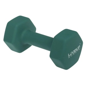 Greutate Neoprene hexagonala, 5kg, verde