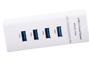 Hub USB cu 4 porturi USB 3.0 viteza transfer de pana la 5Gbps - Img 2