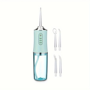 Irigator oral pentru dus bucal, 4 accesorii si 3 moduri curatare, Capacitate 220mL - Img 12