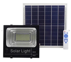 Kit proiector solar 60W cu telecomanda - Img 1