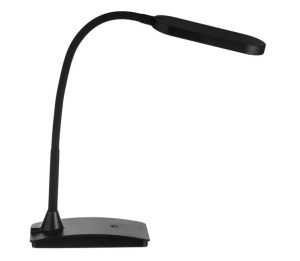 Lampa de birou cu LED, Putere 5V/1A, Functie tactila si USB, Reglabila, Dimensiune 10.5x17x23 cm, Negru mat - Img 4