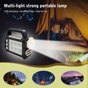 Lampa solara portabila tip lanterna cu functie powerbank - Img 3