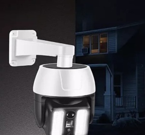 Lampa solara tip camera HW51182 66 SMD LED cu senzor si telecomanda - Img 4