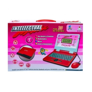 Laptop Interactiv pentru copii 3 ani+, cu 30 de activitati, limba engleza, 28 x 24 x 4 cm, rosu - Img 5