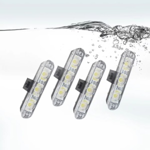 Lumini avertizare galbene pentru grila, LED, 36W, 12V, functii stroboscop si telecomanda - Img 4