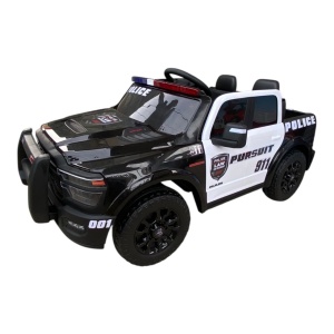 Masina de politie electrica Dodge RAM pentru copii 2 ani+, cu telecomanda, baterie 12V7AH, 3 viteze, 2 locuri, lumini si difuzor - Img 4