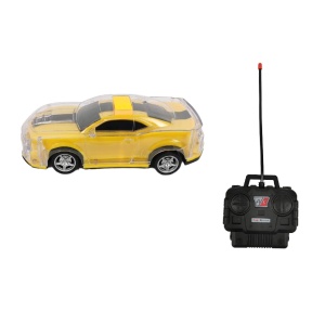 Masina pentru copii de 3 ani+, cu telecomanda, scara 1:18, Galben