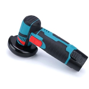 Mini polizor unghiular portabil, cu 2 acumulatori 12V, 750W, 1500mAh, 19500rpm, 2 discuri 76mm - Img 8