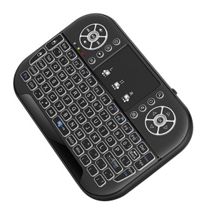 Mini Tastatura Wireless cu Touchpad, Iluminata RGB, Compacta, 2.4Ghz, Reincarcabila USB - Img 5