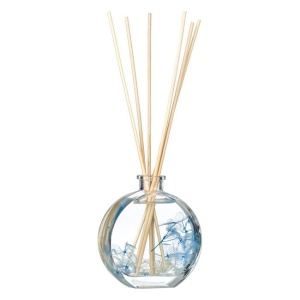 Odorizant pentru camera, cu 6 betisoare si ulei esential, aroma de parfum delicat, 100 ml, 9x4x23.5 cm, transparent - Img 1