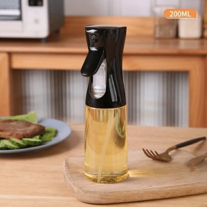 Oliviera tip spray, 200ml utilizat pentru ulei, otet sau alte lichide alb-negru - Img 6