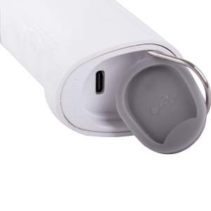 Perie elctrica rotativa, fara fir, 5W, cu 2 capete si incarcare USB Type C, si cablu inclus, pentru curatenie profunda, alb - Img 7