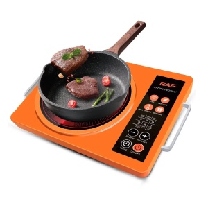 Plita electrica RAF R.8046 cu incalzire radianta infrarosu si control tactil, Putere 3500W