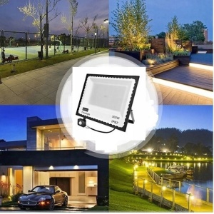 Proiector halogen LED 300 W cu senzor de miscare, Flux luminos 18000lm, Grad de protectie IP67 - Img 2