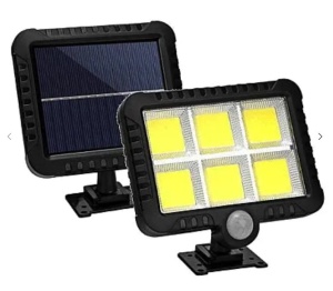 Proiector SOLAR 10W 6 CASETTE COB SL-F120 Senzor de lumina si miscare - Img 1